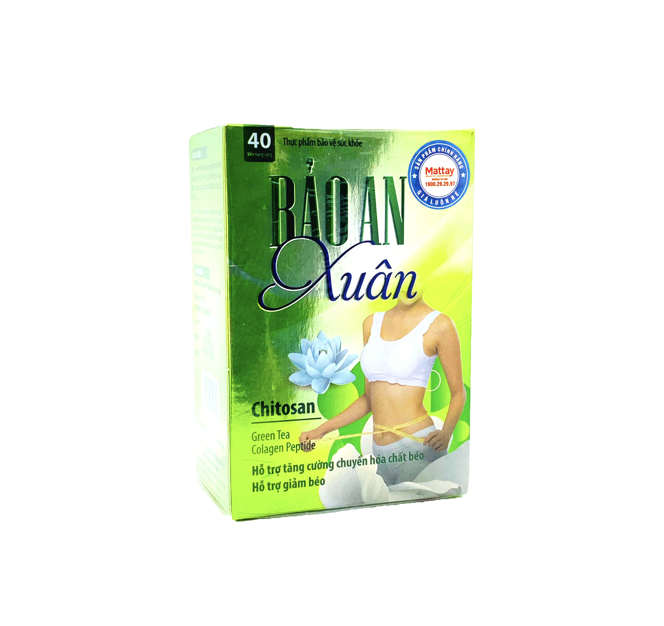 
Bao An Xuan - Box of 40 tablets - Fat loss support 