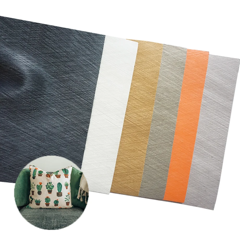  Желтая двухсторонняя кожаная мебель для спальни из ПВХ кожи и дерева