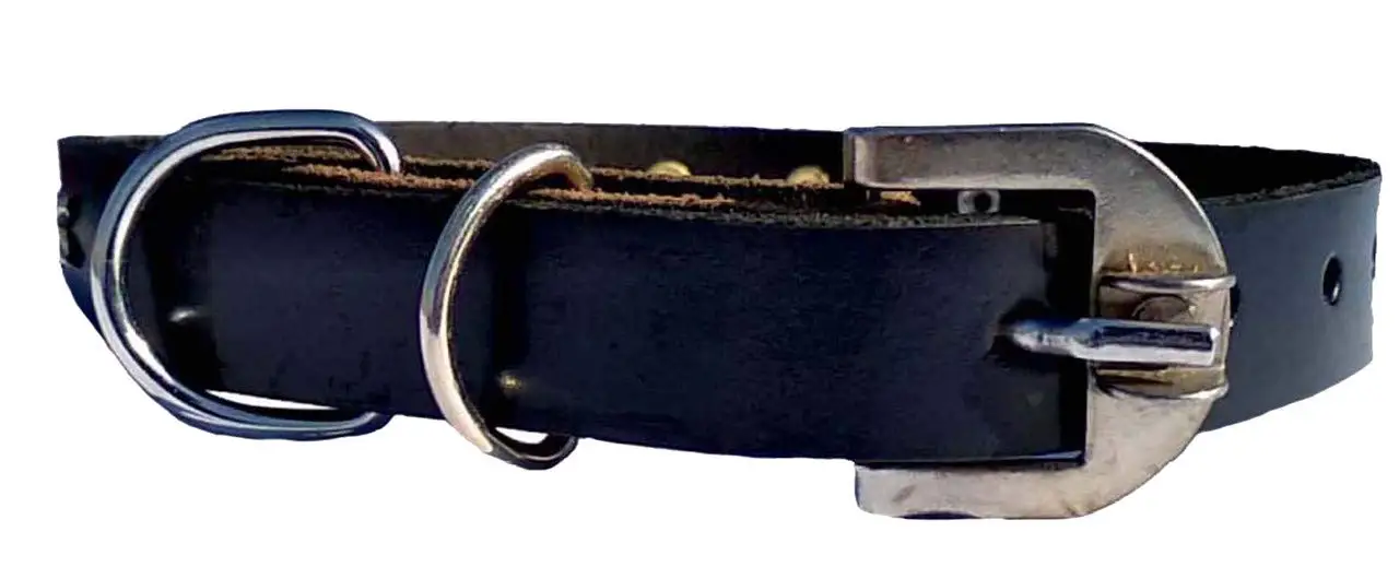 Real Cow Leather Customize Dog Leather Collar Neck Belt Soft Touch Padding With Designer Studs