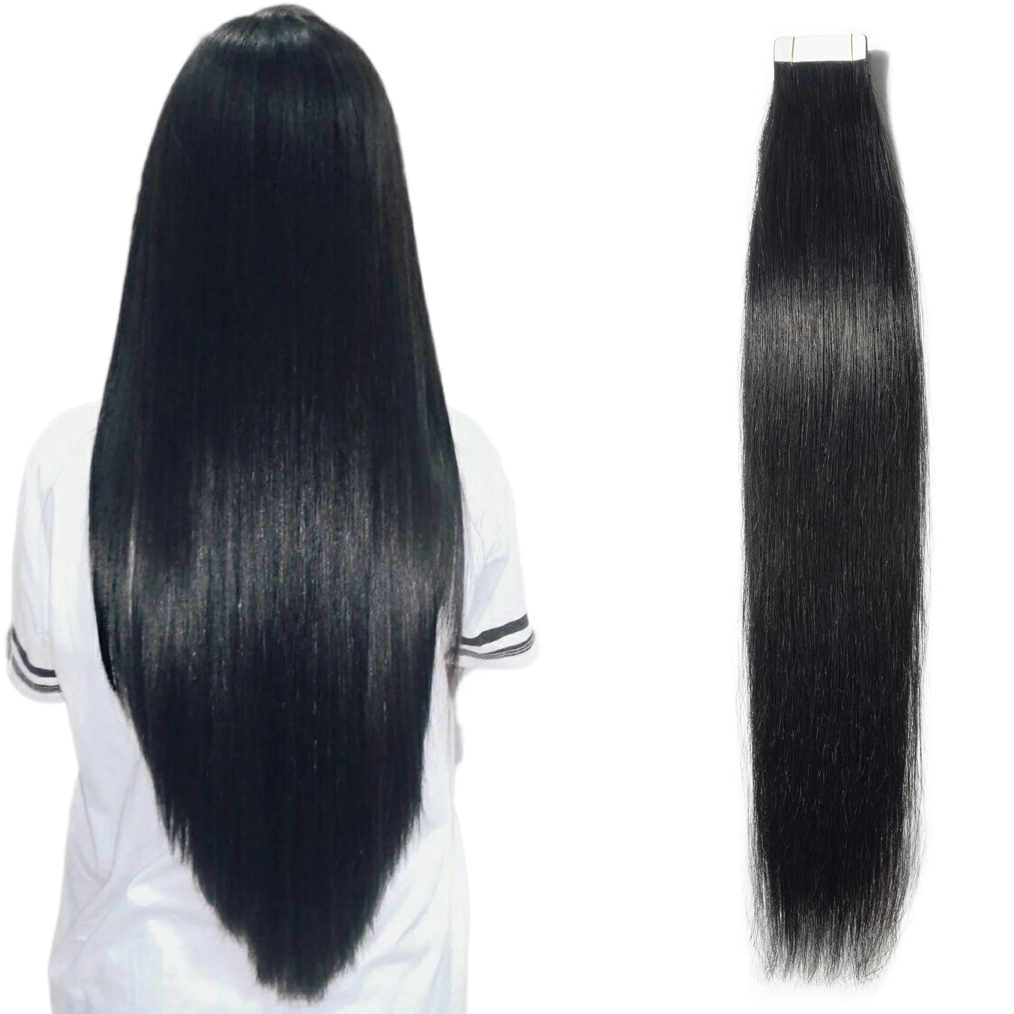 HOT SALE !!! Cuticle Aligned Cheap Virgin Hair 100 Remy Human Double Drawn Tape Hair Extensions from Vietnam