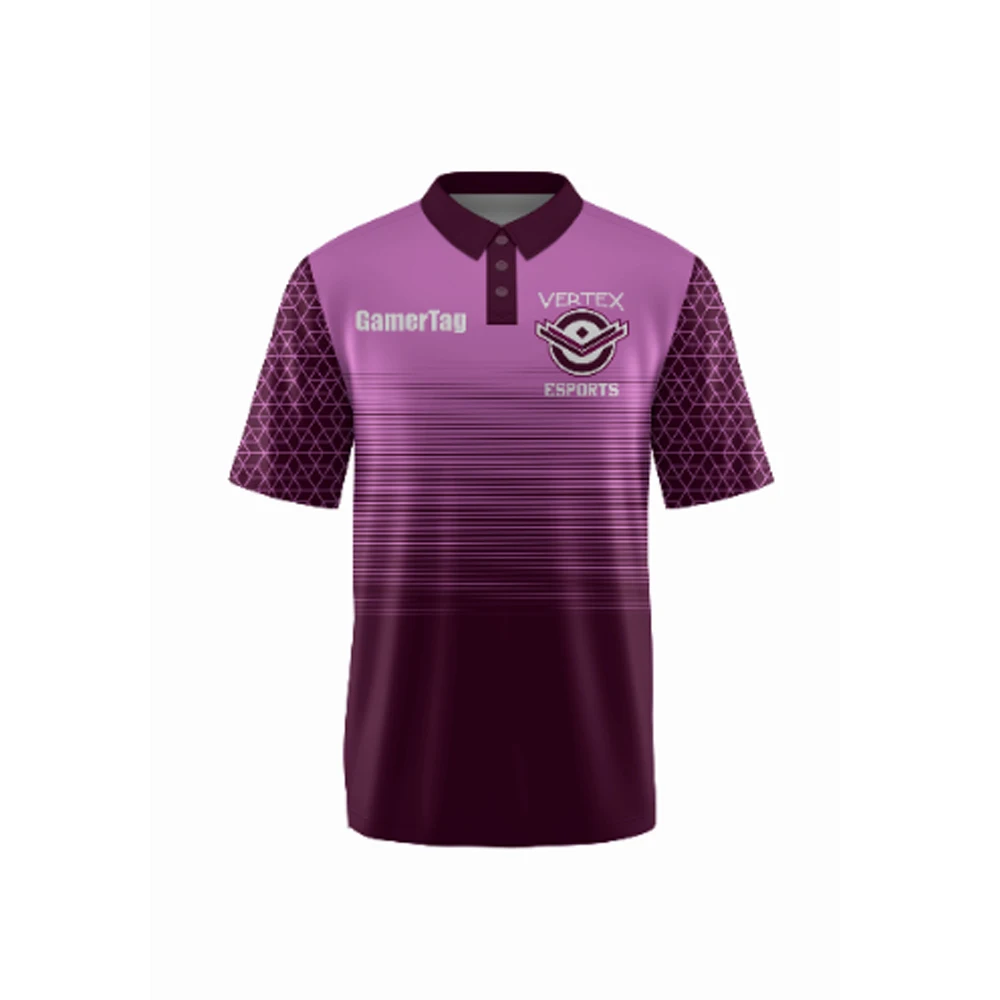 Cheap Gaming T Shirts Custom E-sports Jersey Sportswear Men 100% Polyester Fabric Custom Sublimation Printing Jerseys