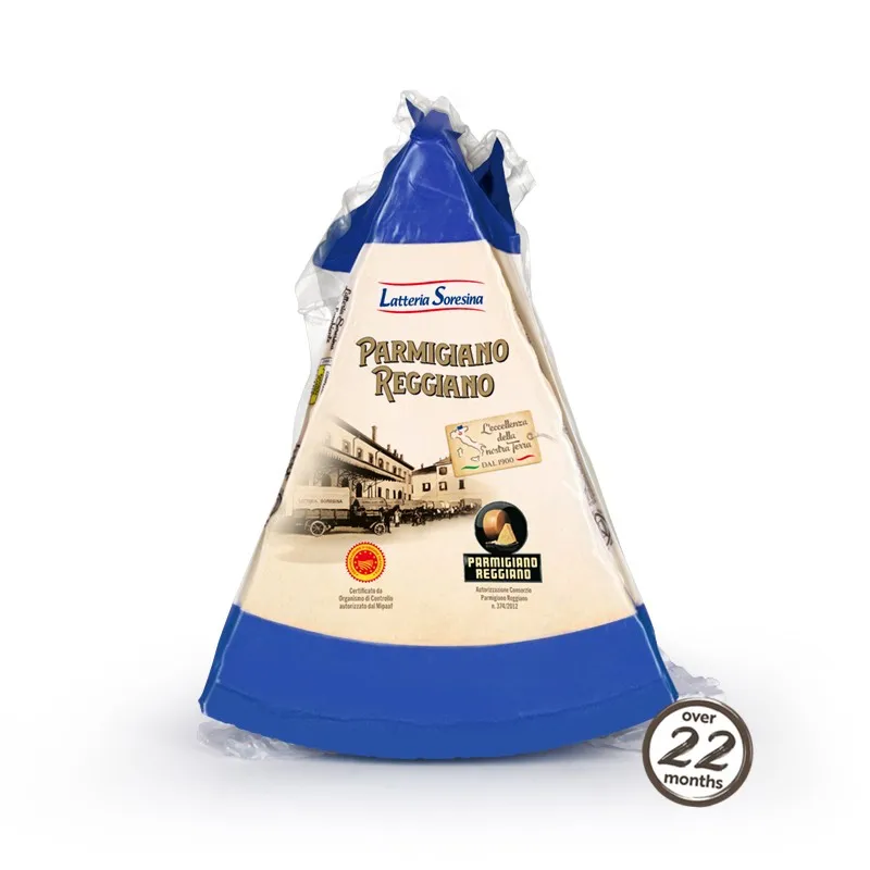 Top Quality Made in Italy Parmigiano Reggiano PDO hard and appetizing cheese 1/16 wheel seasoned For Sale