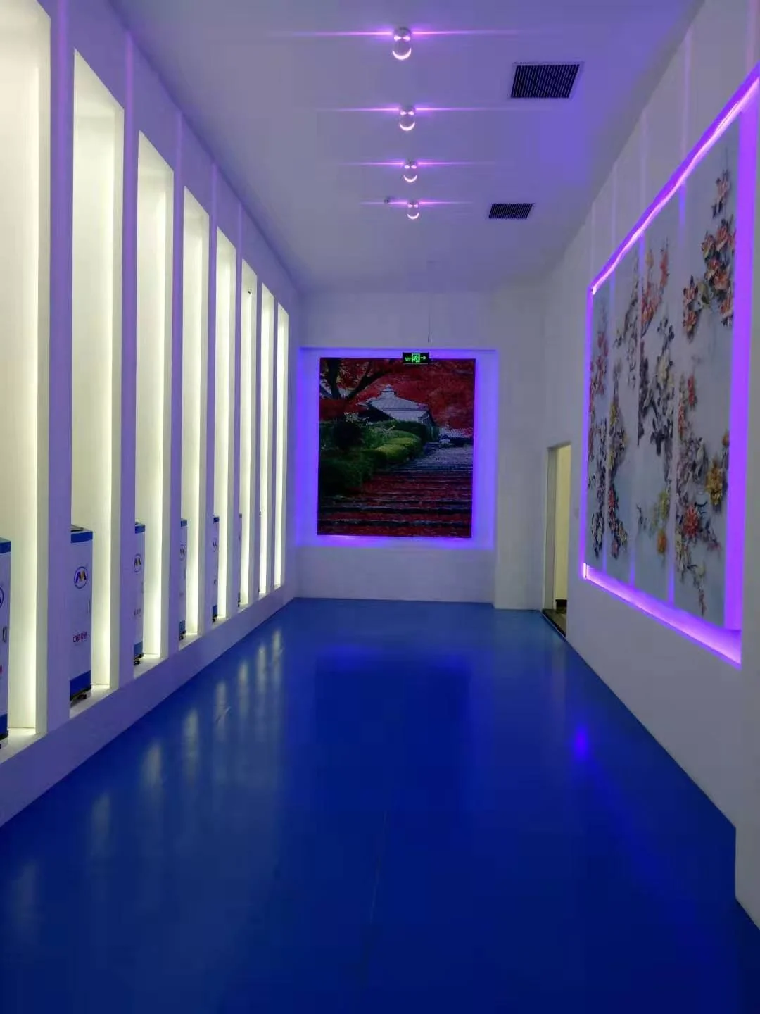 2390mm Height Wall Inkjet Printer 3D UV Inkjet Wall PrinterCmyk+White Colors/6 Meters Rail Direct Vertical Wall Printing Machine