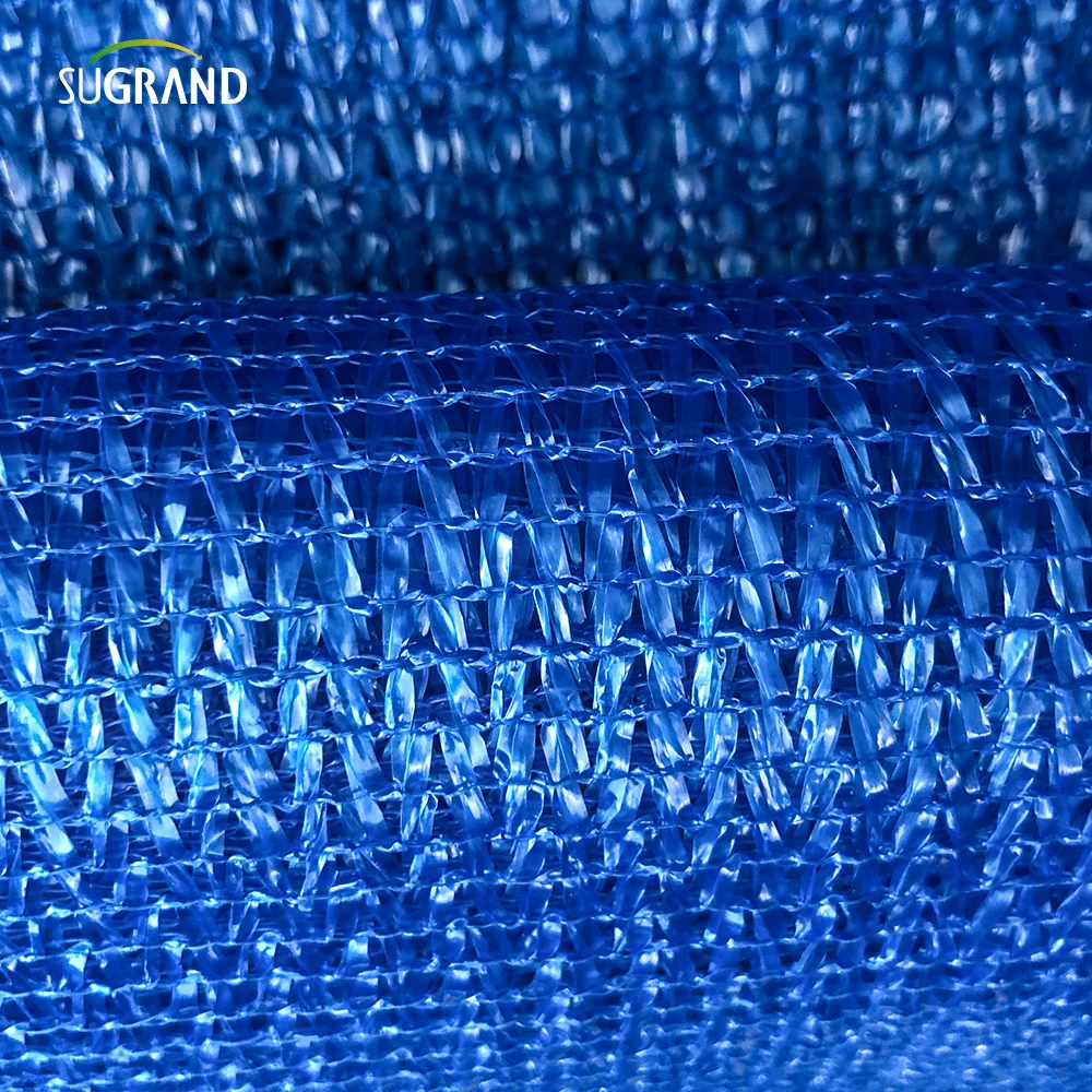 High quality hot sale blue HDPE sun green shade net cloth roll