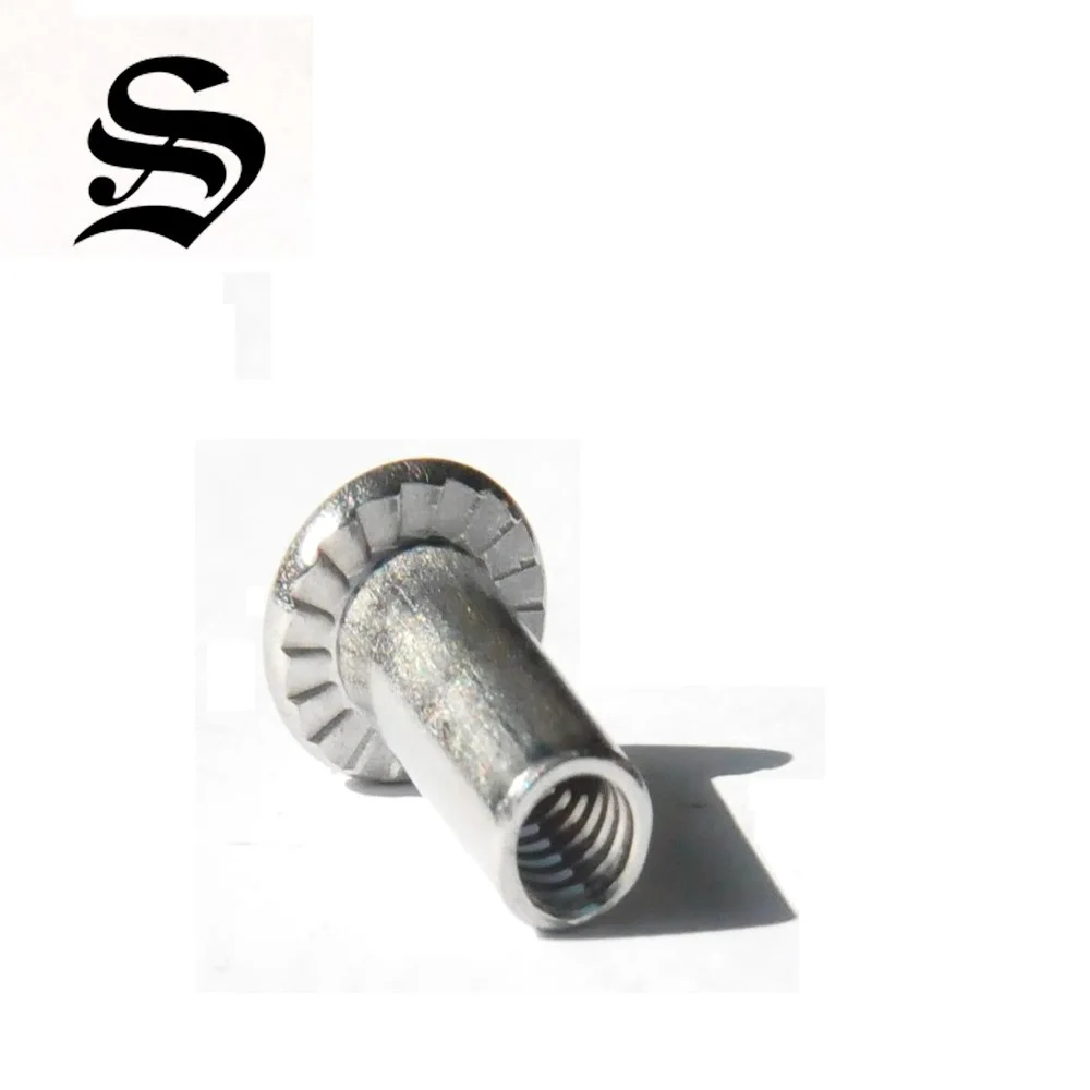 
Taiwan factory aluminum stainless steel closed end round blind rivet nut 