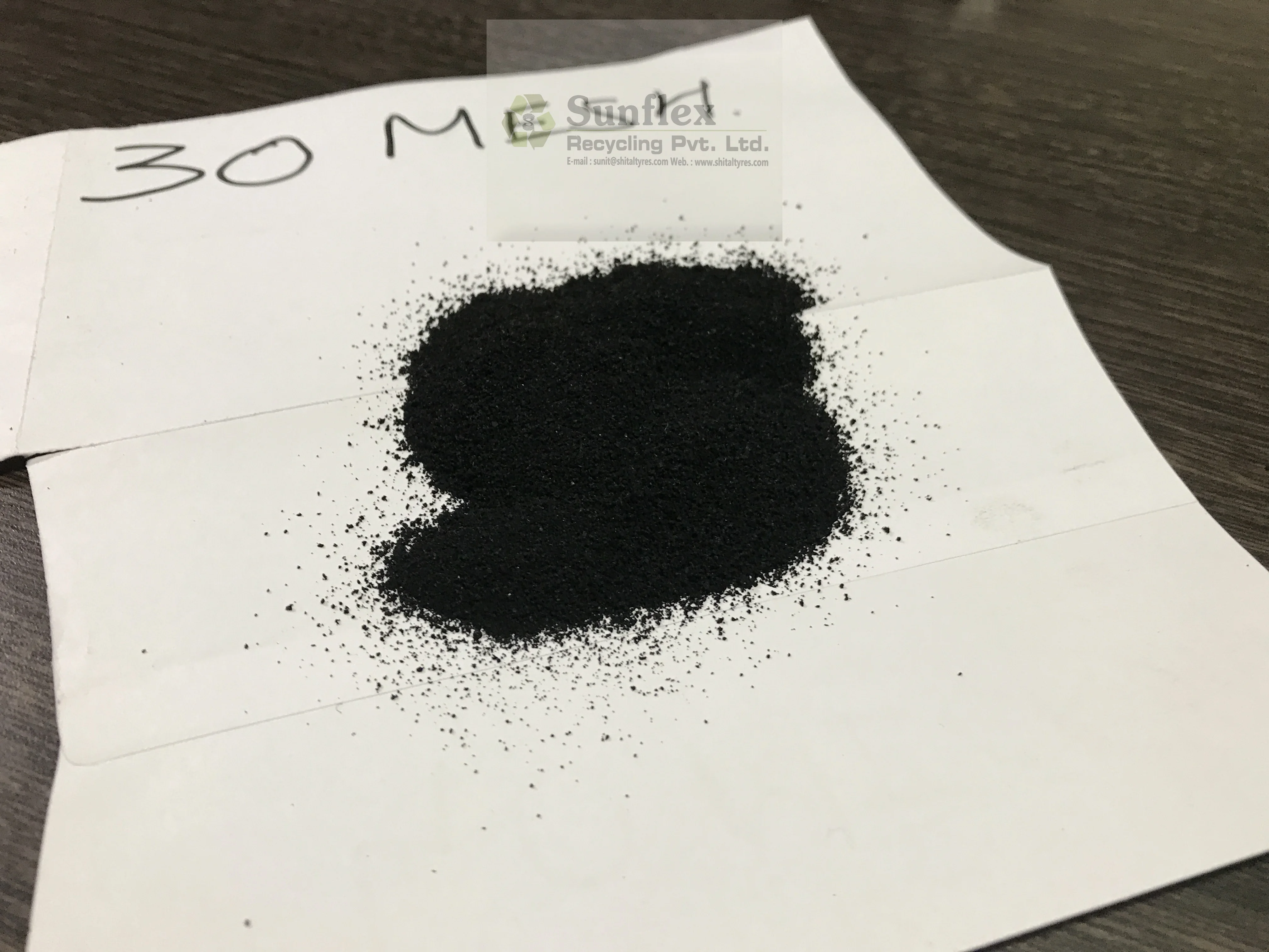 
Recycled tyre rubber crumb 