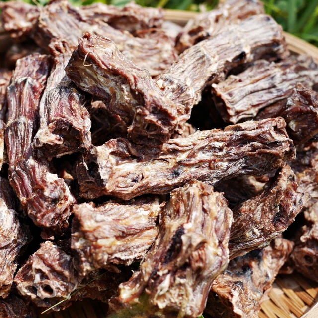 
duck neck bone 500g handmade dried chewing pet food for dog drools dog vendor of south korea 