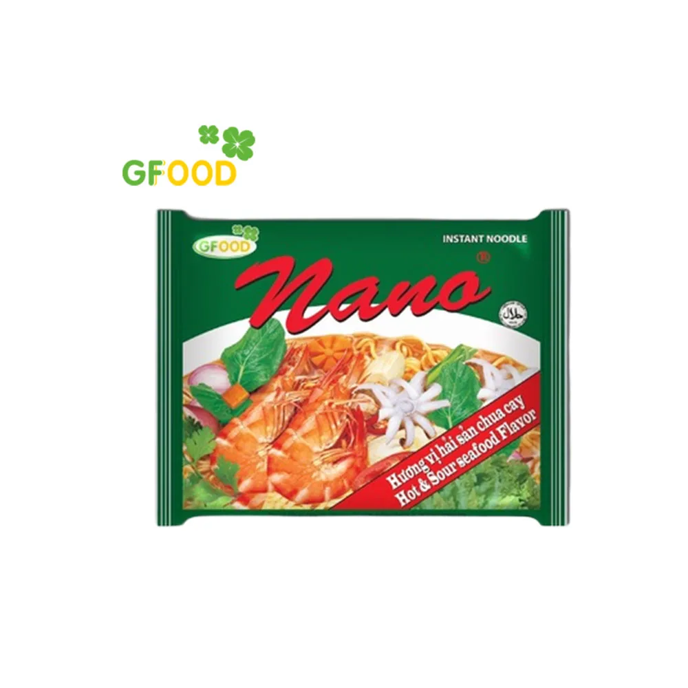 «NANO» лапша быстрого приготовления-вкус горячих и кислых морепродуктов, сделано во Вьетнаме
