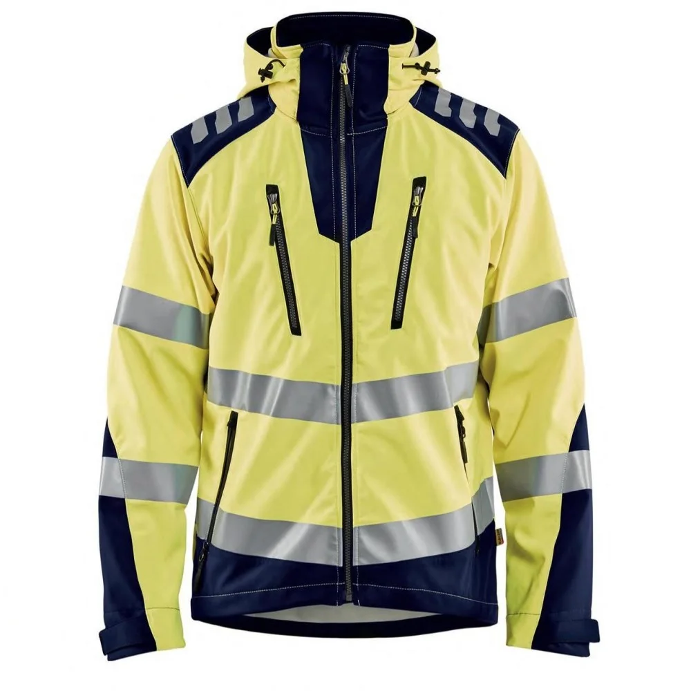 Custom outdoor jacket waterproof windproof raincoat reflective Oxford cloth Marine site engineering duty wear Work suit