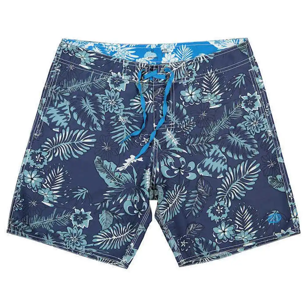  Шорты мужские из 100% полиэстера пляжная одежда синего цвета шорты с личным логотипом
