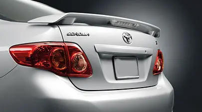 Задний спойлер для Toyota Corolla OE Style из АБС-пластика 08-13 (со светодиодом)