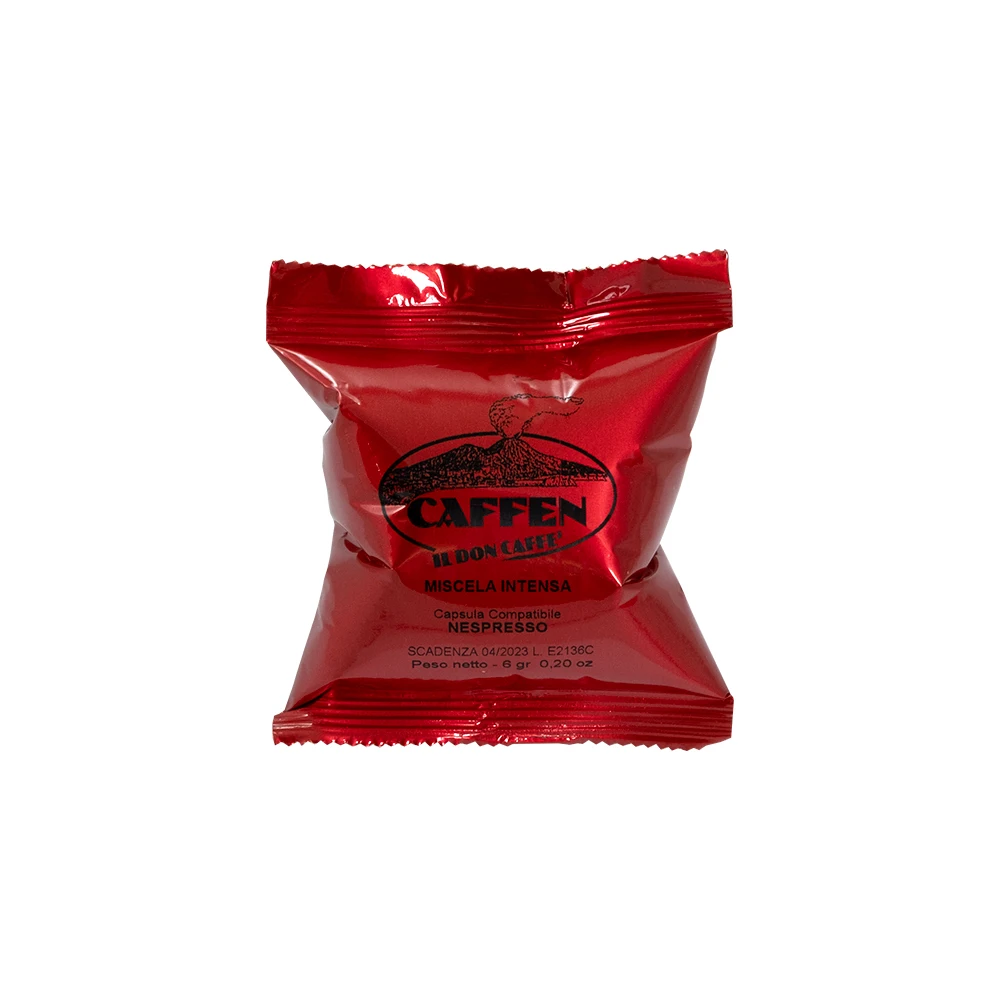 CAFFEN | 50 капсул кофе, совместимый с INTENSA, смесь с сильным и стойким ароматом