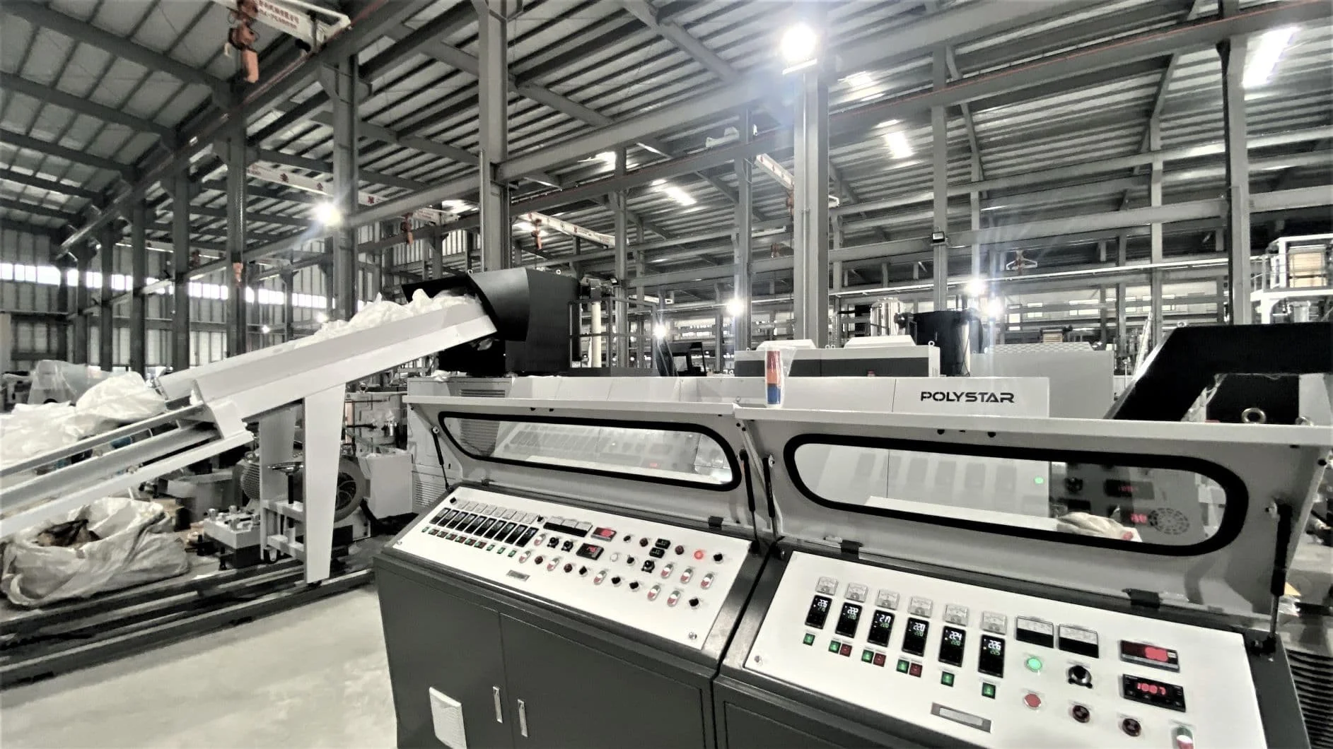 Оборудование для переработки отходов полиэтиленовой пленки