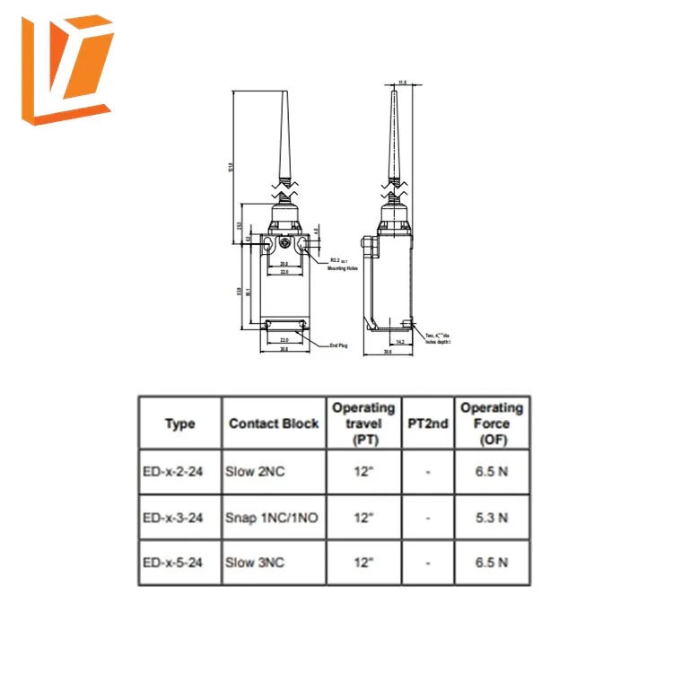 Lever Arm Safety Limit Switch