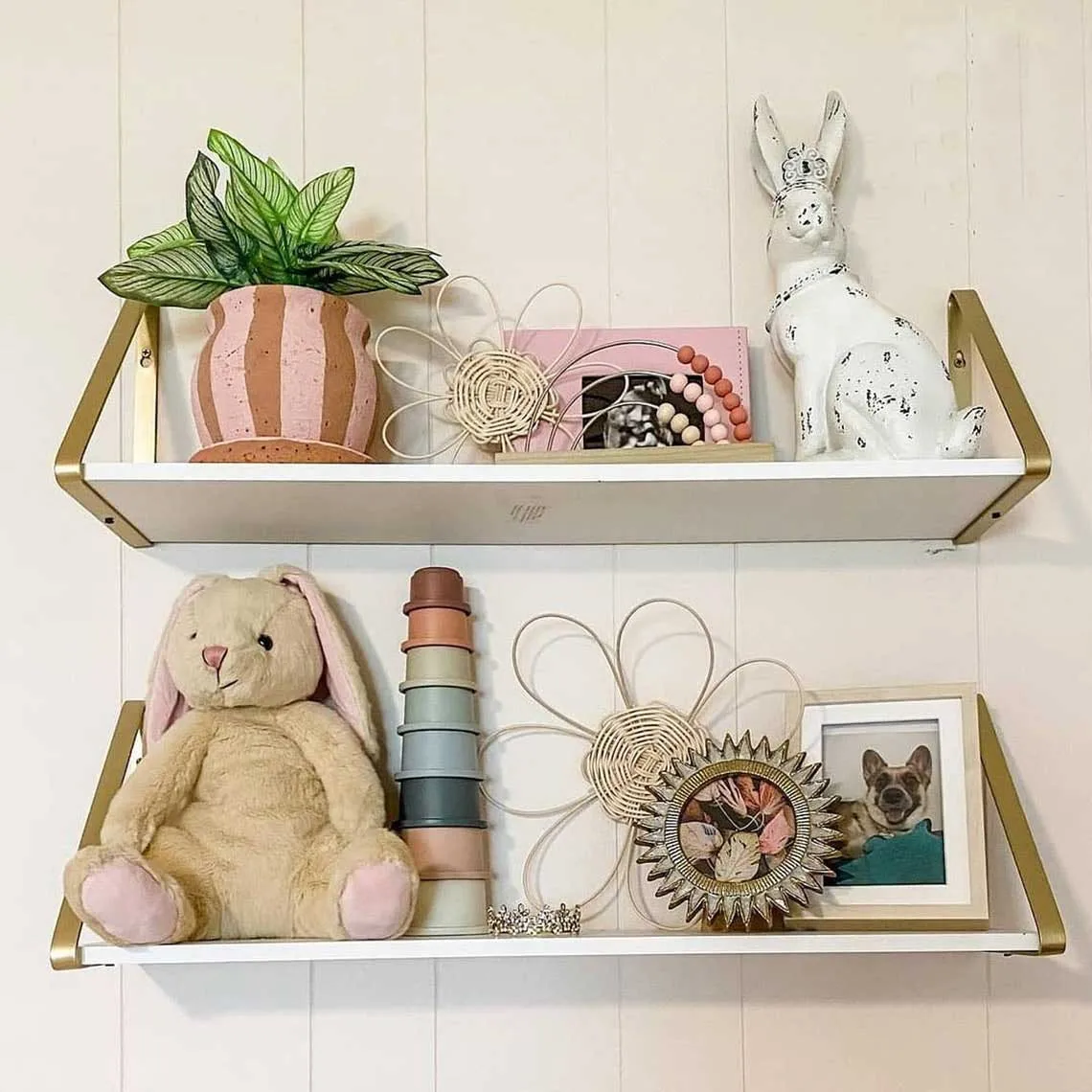 Rattan Flower Wall Hanging for Home Decor