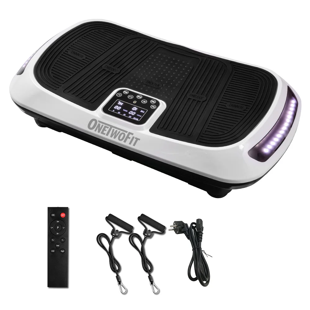 
Onetwofit Power Plataforma Vibratoria Para Ejercicio Fit Exercise Fitness Machine Body Vibrator Platform 3D Vibration Plate 