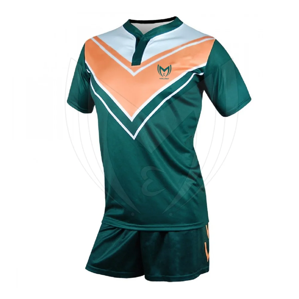 Custom Comfortable Short Sleeve Rugby Uniform New Design Rugby Uniform