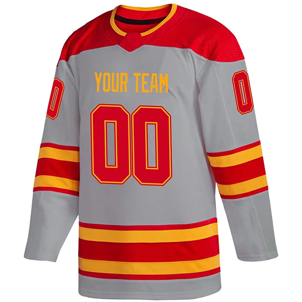 
2021 полностью настраиваемые персонализированные хоккейные майки/униформы 