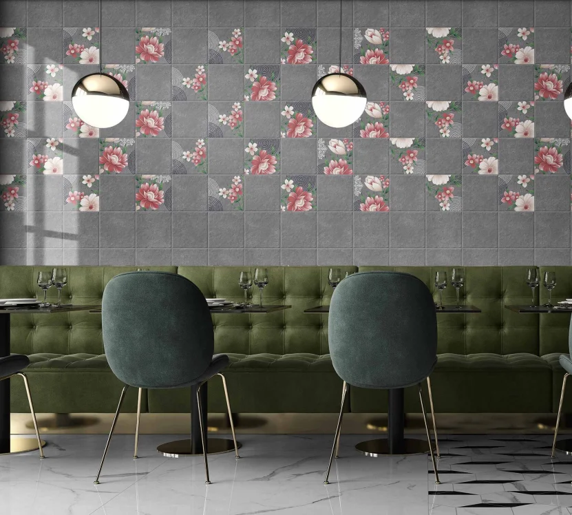 Ceramic Wall Tiles Reasonable Price Expertly Made Tiles High Durability 9 mm thickness Size 200x200  mm