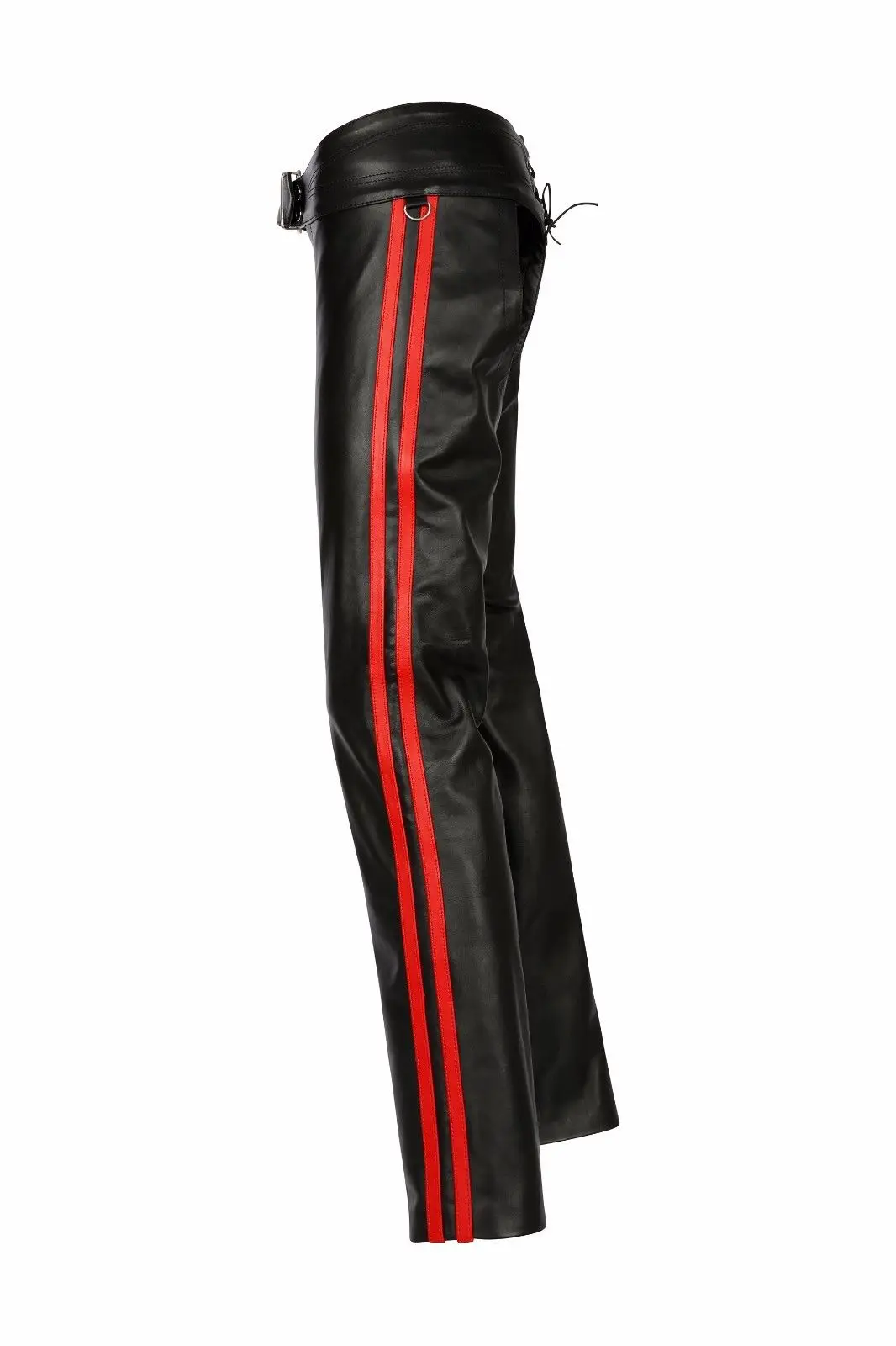 Fashion Genuine Leather Chaps Causal Biker Leather Pant Gay Bluf Trouser Motorcycle Leather Chaps Pants OEM Wholesale