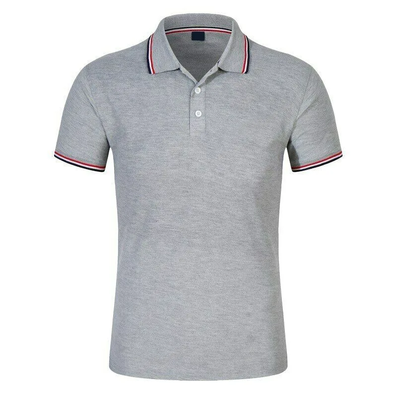 fashion tripe rib printing logo brand Vietnam polo shirt with private label