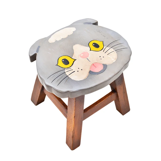 Качественный детский деревянный резная табуретка B215 242, деревянный детский резная табуретка, Фетиш-складка