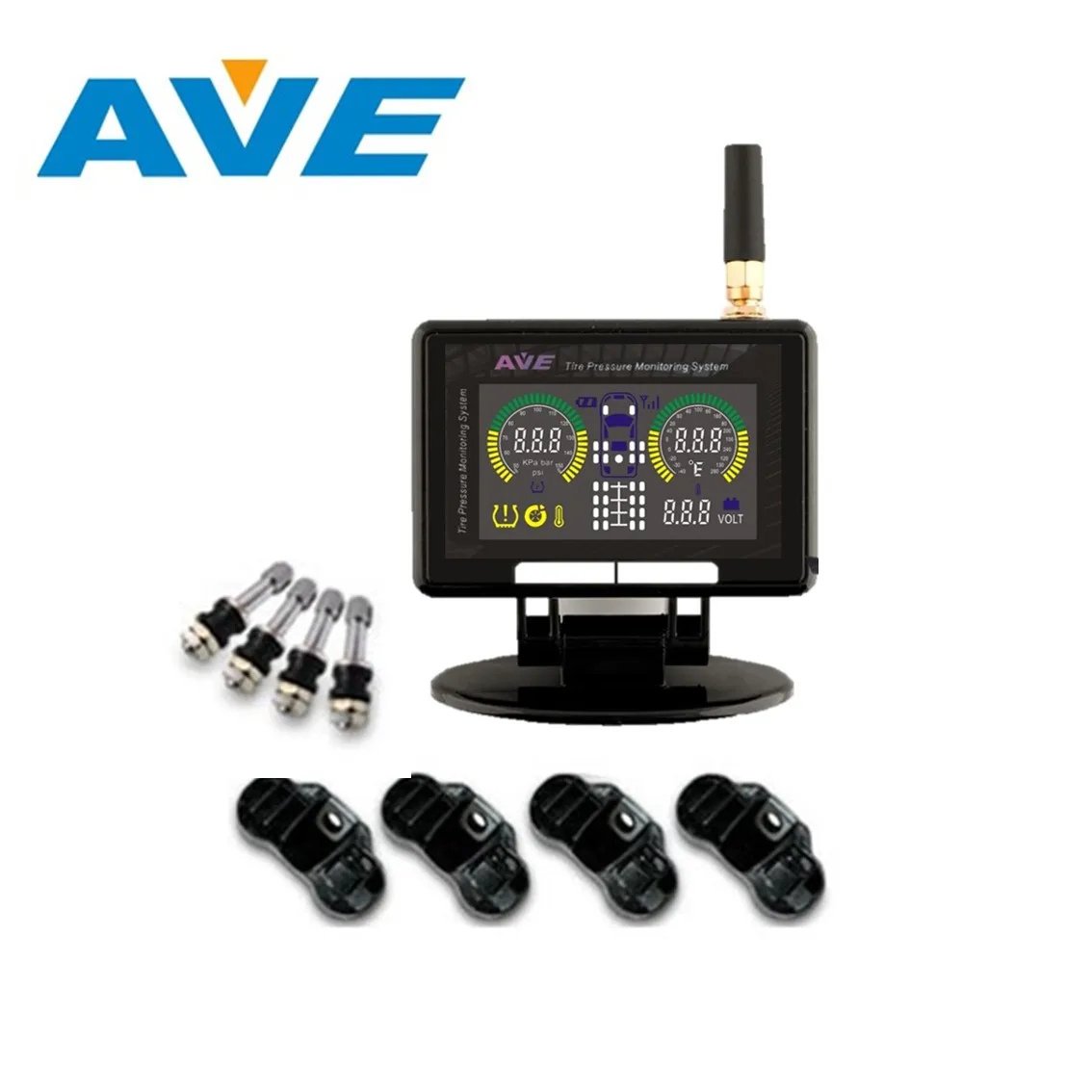 6 bar - 12 bar Car Tire Pressure Monitoring System with Internal Sensor