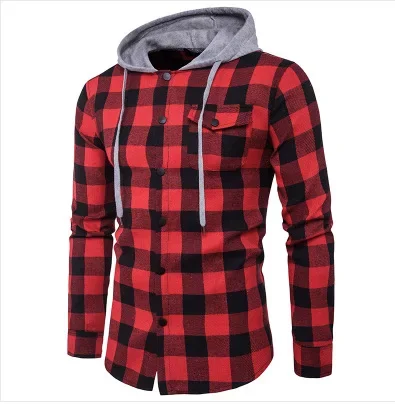 Oversize 5XL Flannel Vintage Classic Design Shirt Mens Plaid Long Sleeve Check Shirts For Men