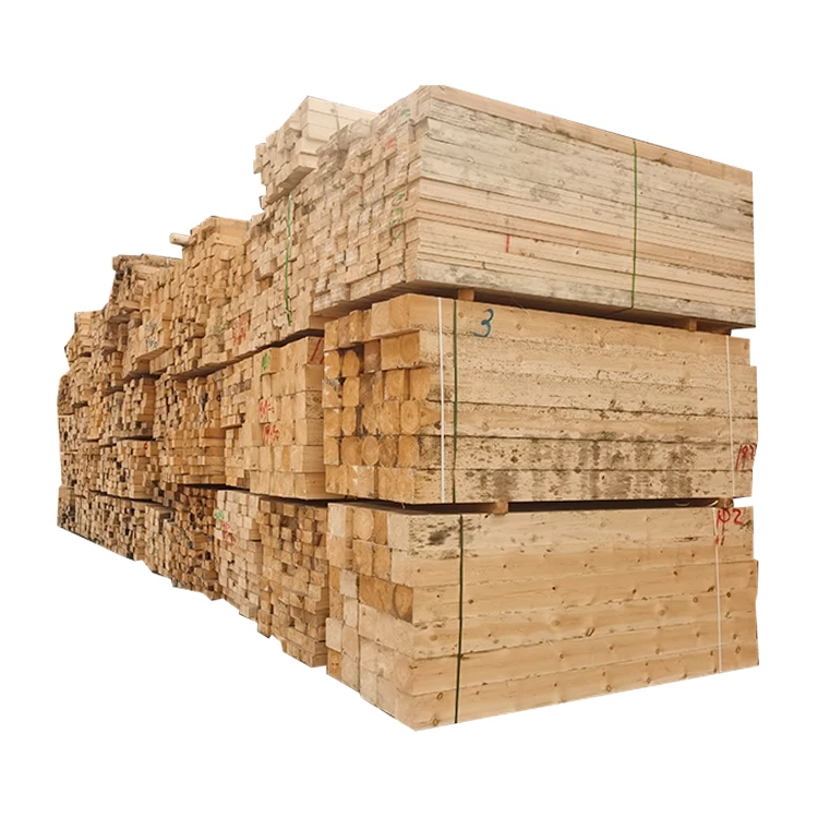Spruce/Pine sawn Wood Logs in Stock