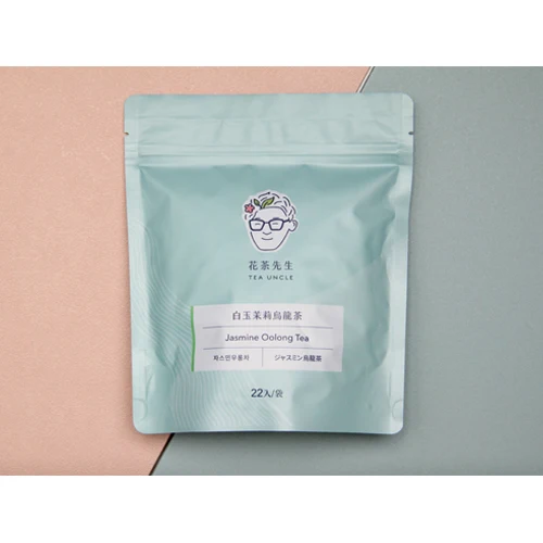 
High-Quality Taiwan Jasmine Oolong Tea Herbal Flora Scented Tea in Pyramid Teabags Gift box 