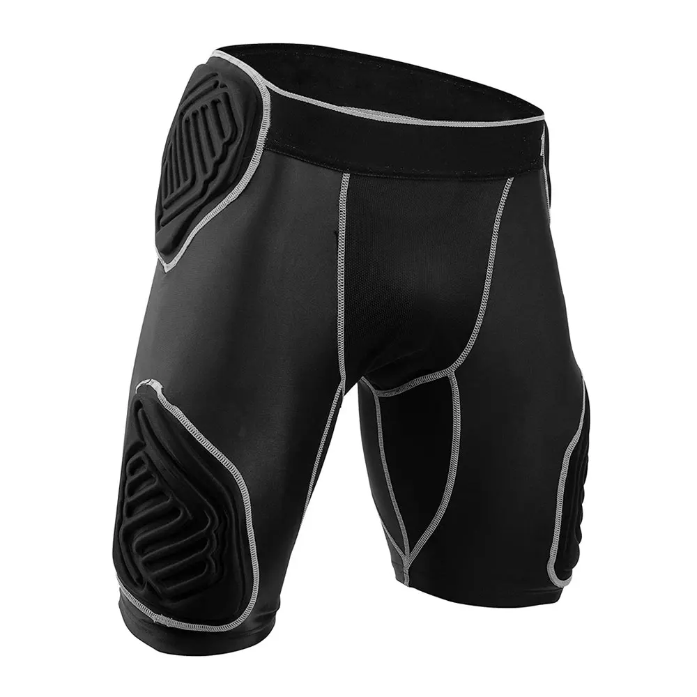 Мужские высококачественные компрессионные защитные футбольные накладки футбольный пояс интегрированные бедра Мягкие штаны