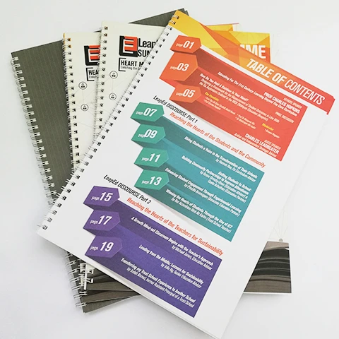 Пользовательский журнал для печати брошюр/упражнения/записная книжка высокое качество печати