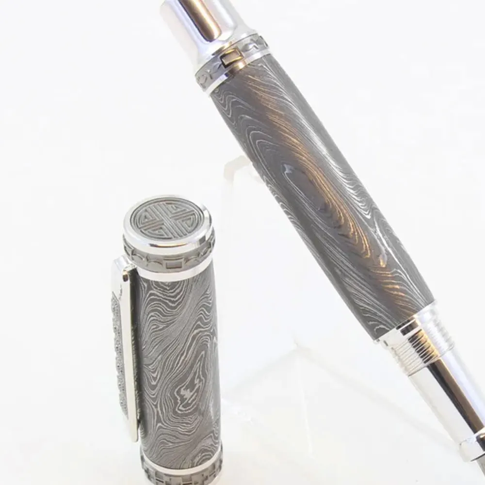 Beautiful design metal pen with custom logo carbon steel pen in cheap price