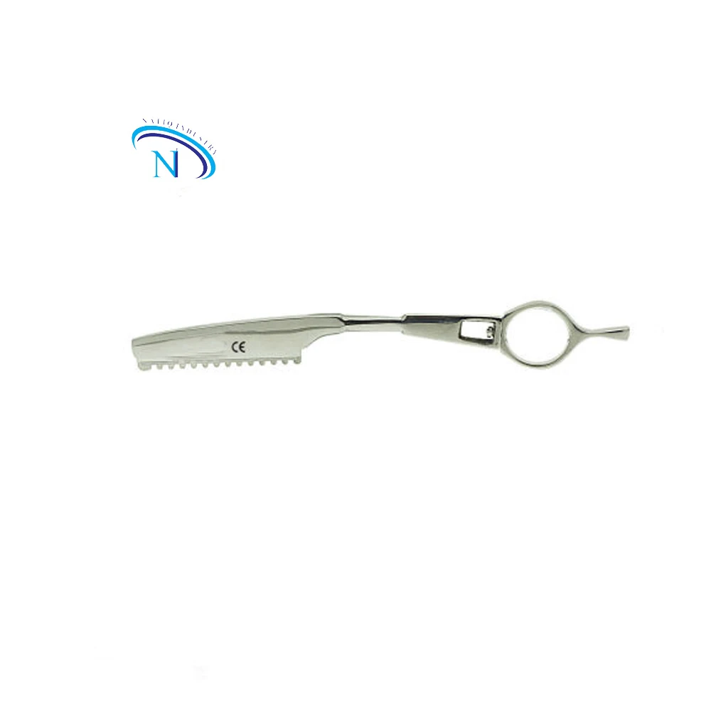 Плазменная Золотая прямая бритва из нержавеющей стали