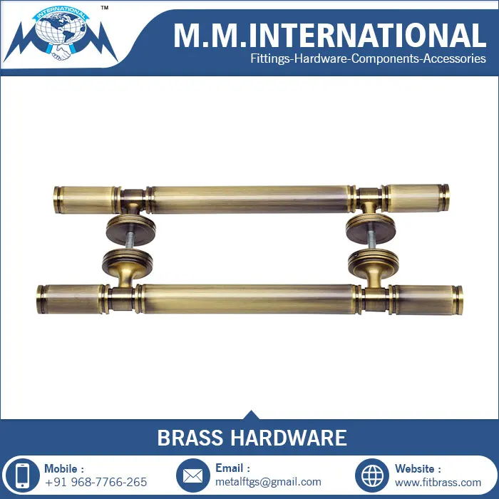 100% Pure Brass Modern Door Handle