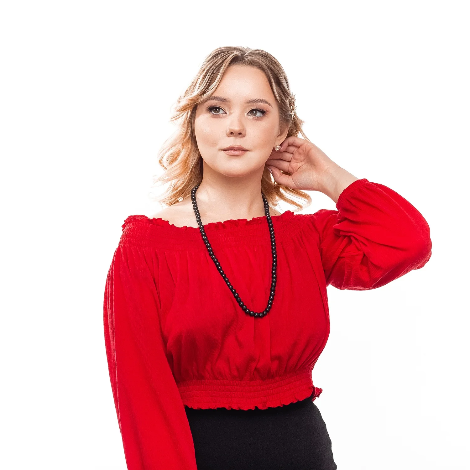 Ожерелье из бисера из натурального камня 45 см, уникальный черный Шунгит из древней скалы, полированные круглые шарики 8 мм, улучшение сексуальности и здоровья