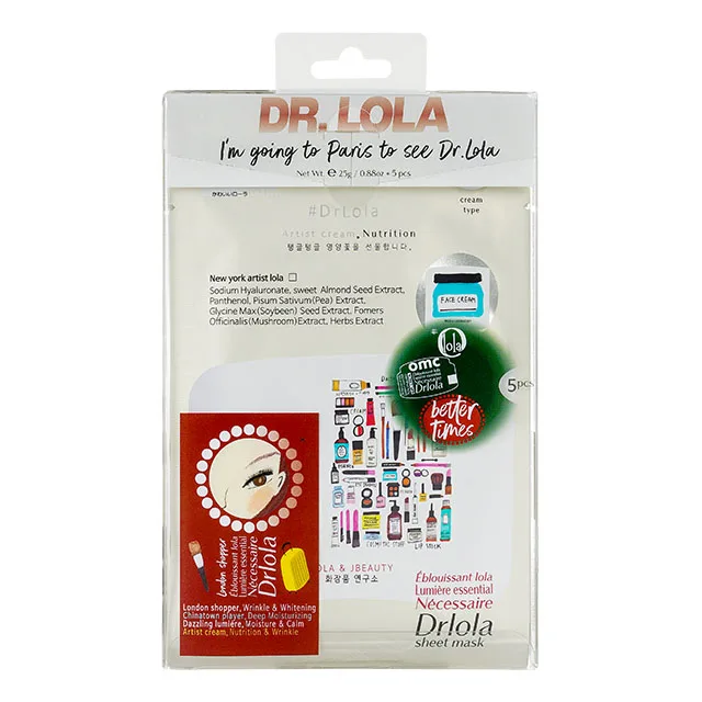 Best Selling Korean Skin Beauty Product Artist lola cream maskpack standard PET