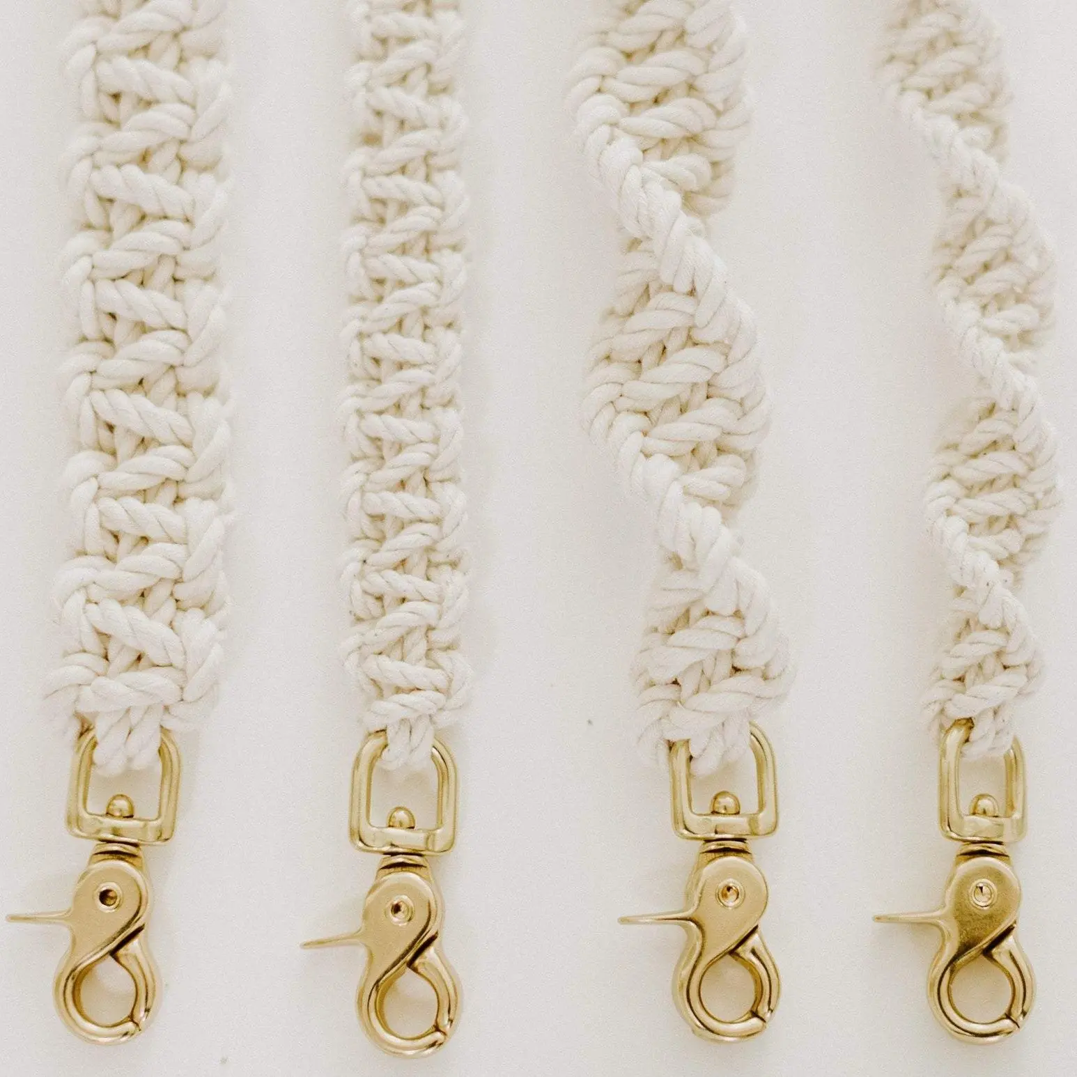 Macrame  Dog Collar And Leash Set Multi Function Dog Accessories Suitable For Dogs Training And Walking