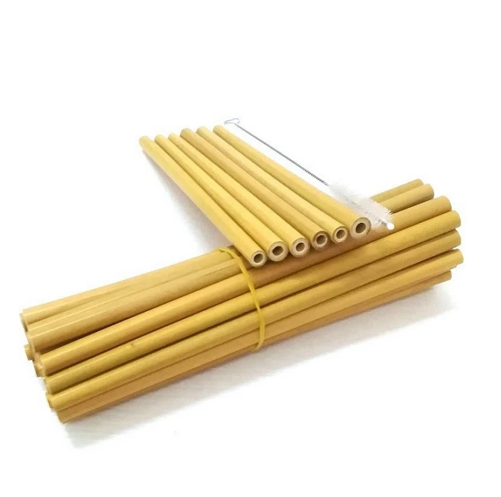  Органическая Бамбуковая солома с логотипом прямая покупка от производителя во Вьетнаме