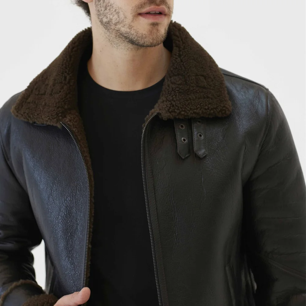 
Men Jacket Popular Full Printed Letter Pattern Men Outwear Shearling Jacket Men 