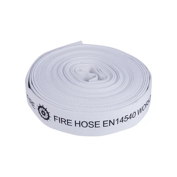 
Polyester and Pvc Material Single jacket fire hose From China for Fire fighting or Irrigation 