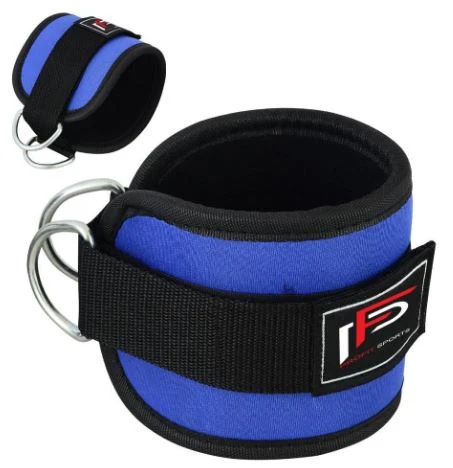 High Quality Pink Gym Ankle Straps with Neoprene Padding Wholesale Cable Machine Fitness Equipment Protection Function