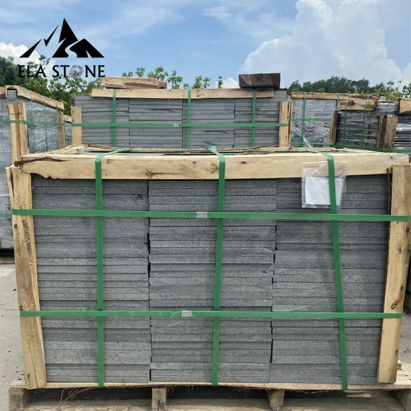 Черные нарезки G684, цветная базальтовая дорожка, Современная шиферная форма из Вьетнама, 100% натуральный камень