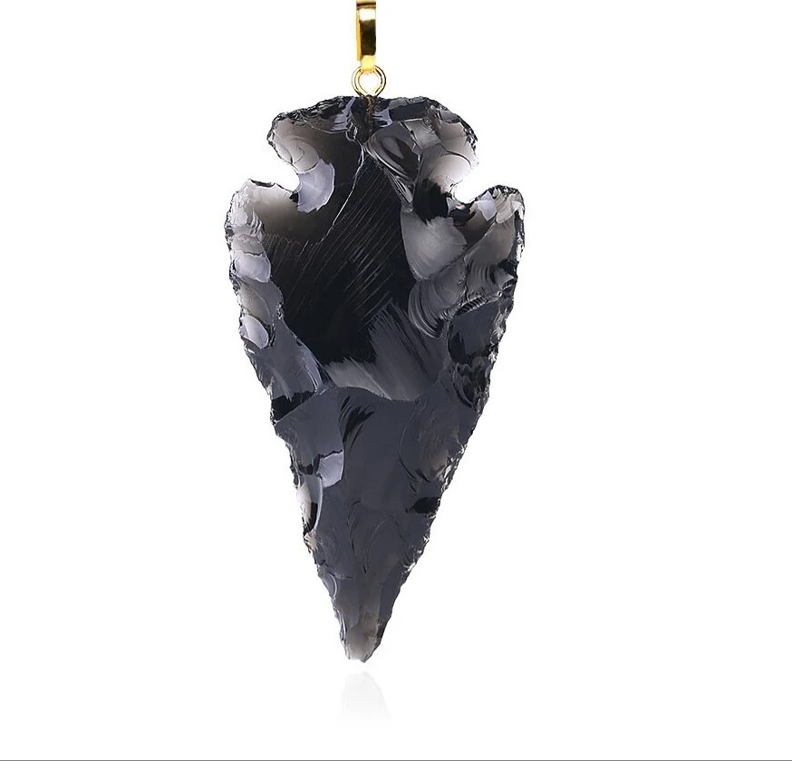 wholesale natural agate bulk arrowhead for pendent jewellery