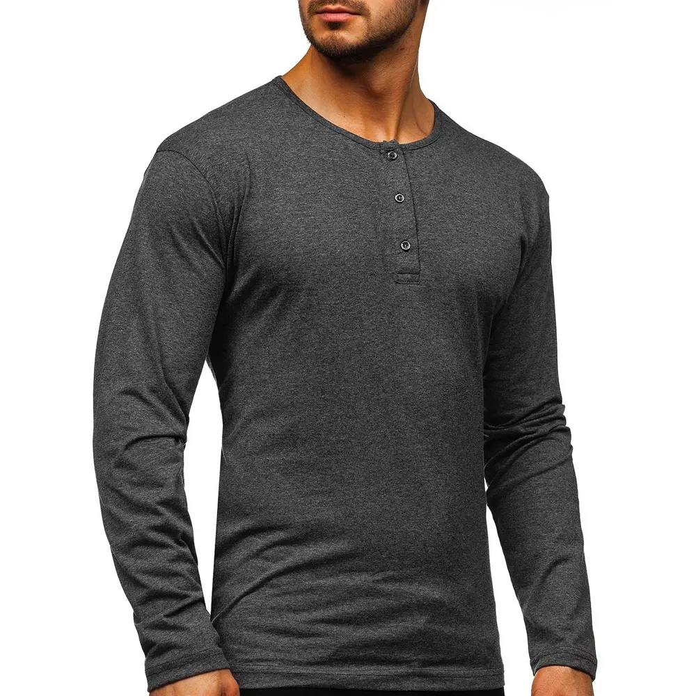 In Stock 100% Cotton Custom LOGO O Neck Long Sleeve Sweatshirt Customized Logo Printing Embroidery Blank T Shirt for Sale