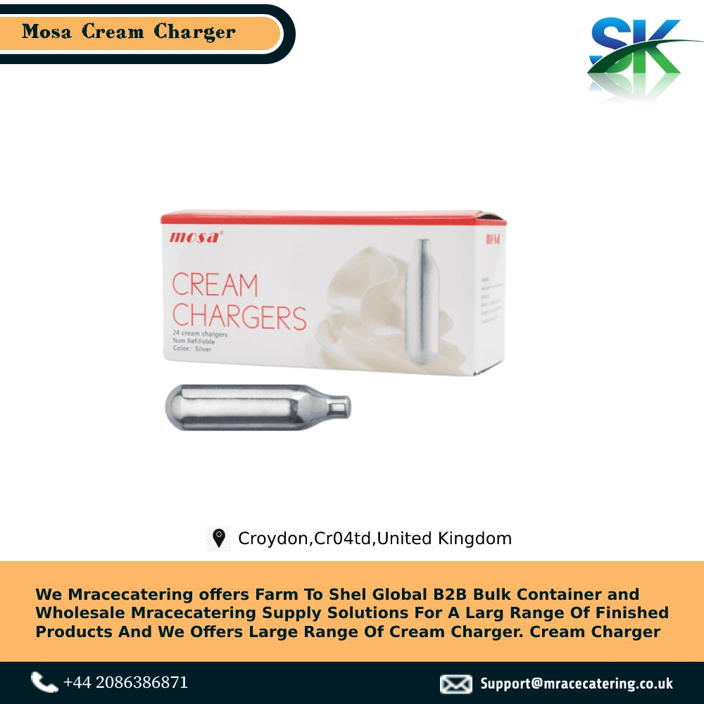 Best Manufacturing of Brand Mosa cream charger