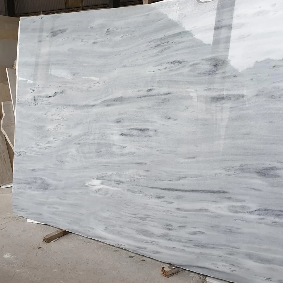 Big grey veins marble slabs and tiles for building facades