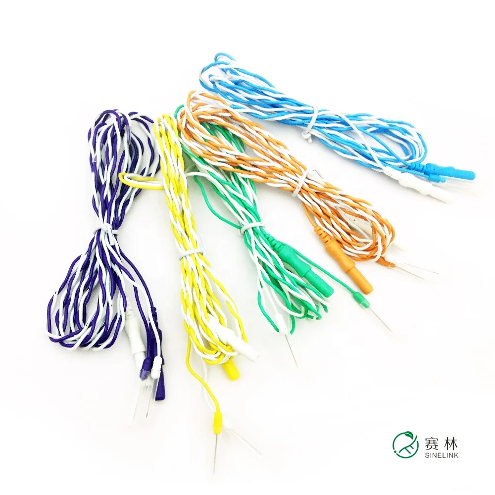 IONM Subdermal Disposable Twisted Pairs Dual ground Needle EMG Electrodes