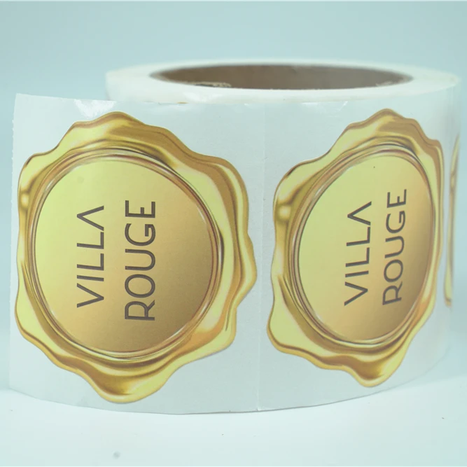 Пользовательский принт рулон Водонепроницаемая синтетическая бумага самоклеящееся жидкое дезинфицирующее средство для рук флакон этикетка