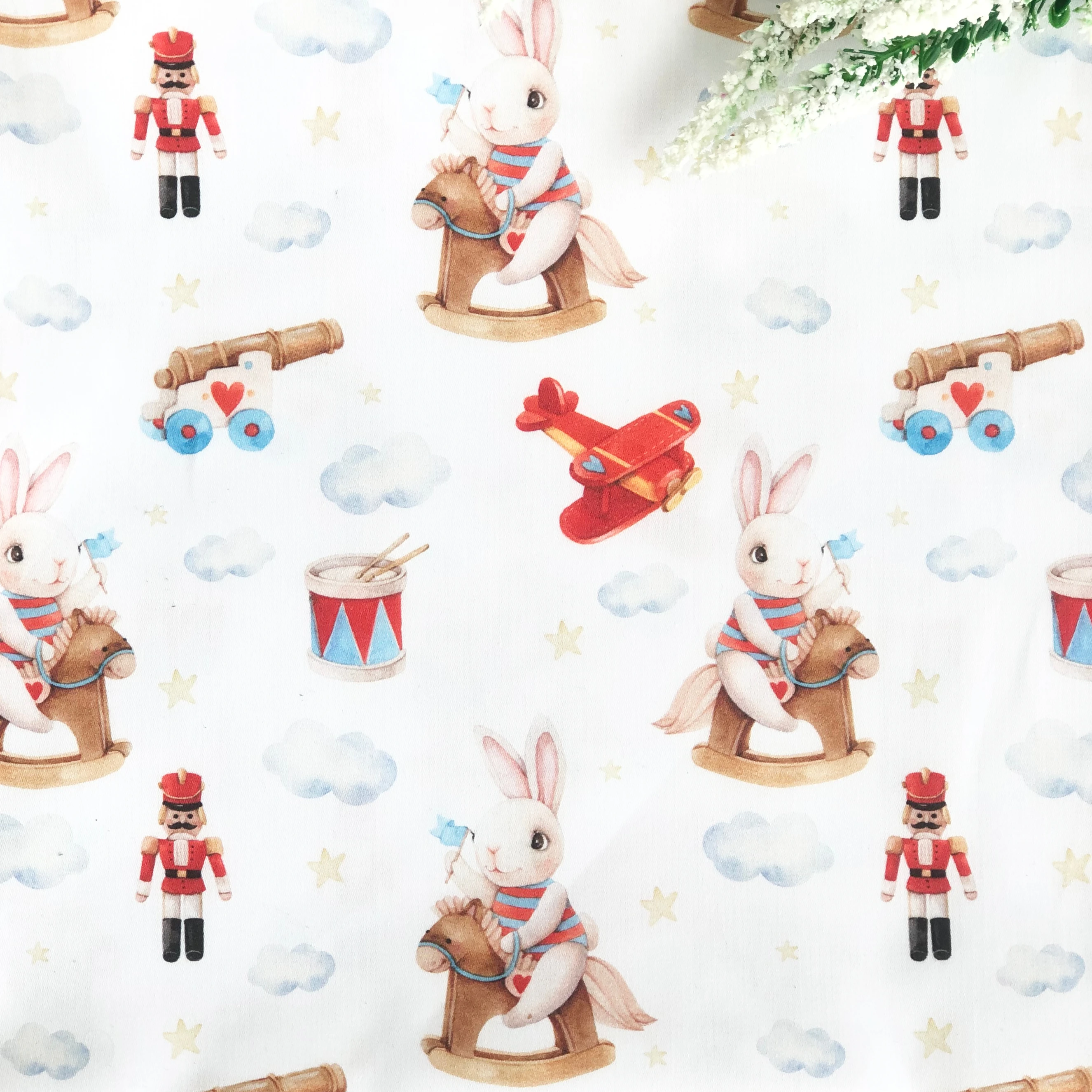 Premium Quality Durable, Smooth and Durable Material Density 140g / sq.m Satin Cotton 100% Printing  Service